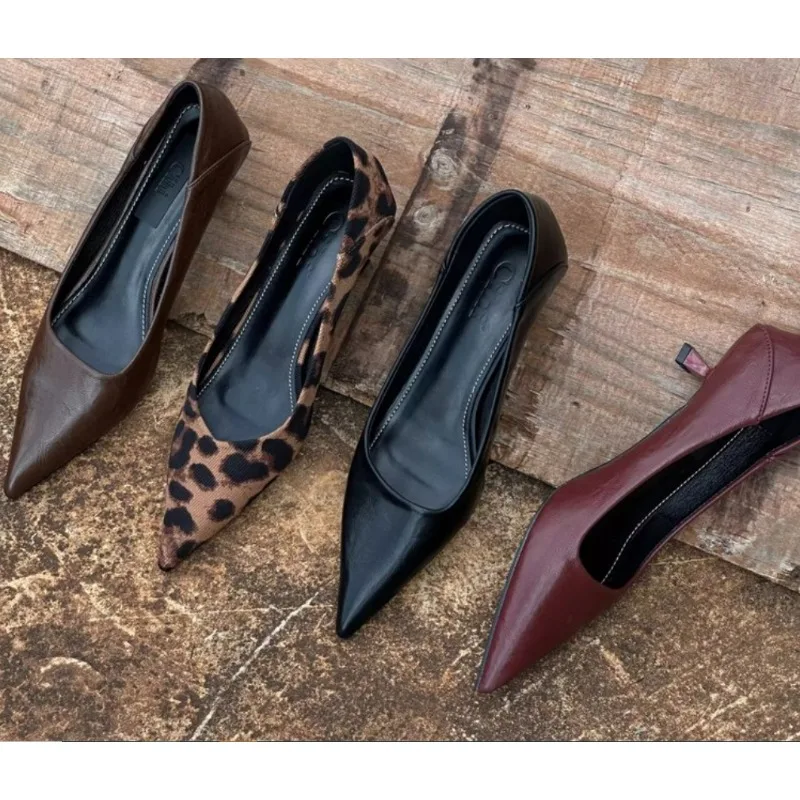 Office High Tech - 2024 Women Sexy High Heels Burgundy