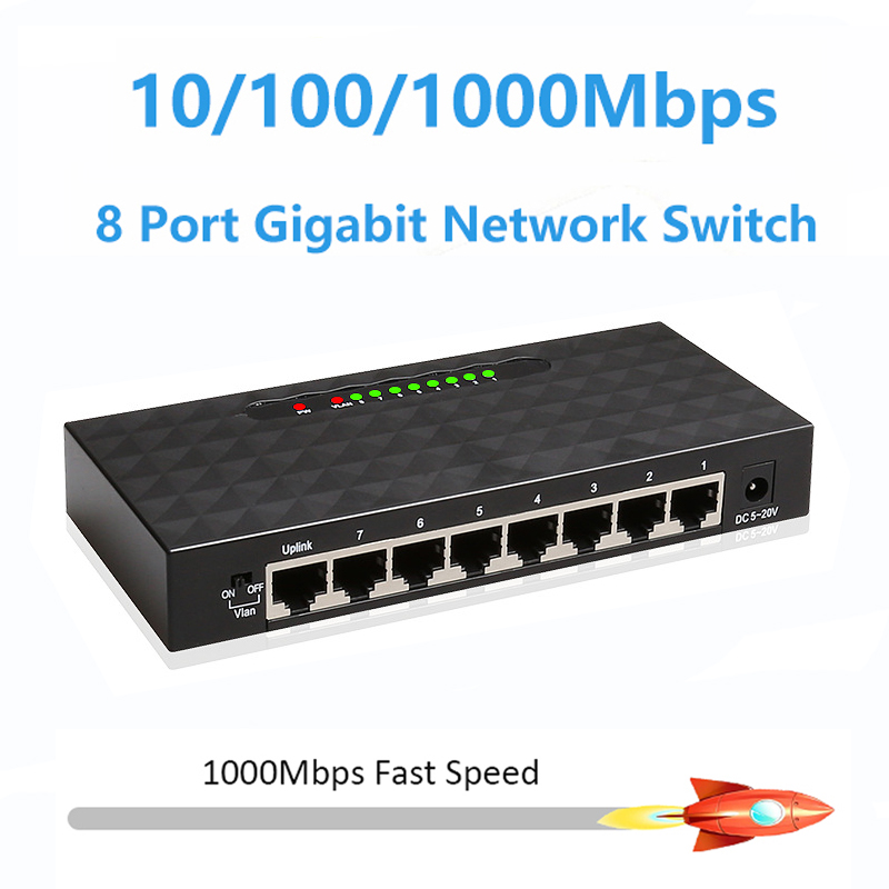 Ethernet Switch 8 Port - 5 8 Port 1000Mbps Gigabit Network