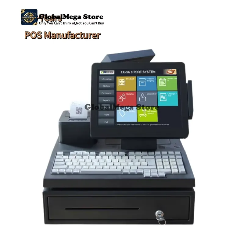 Touch POS Full Billing System  - огляд і ціна Cash Drawer Pos