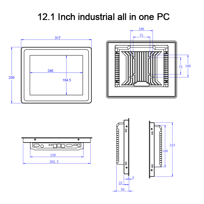 12.1 Inch Capacitive Touch Scr - огляд і ціна Intel Cpu Core I7