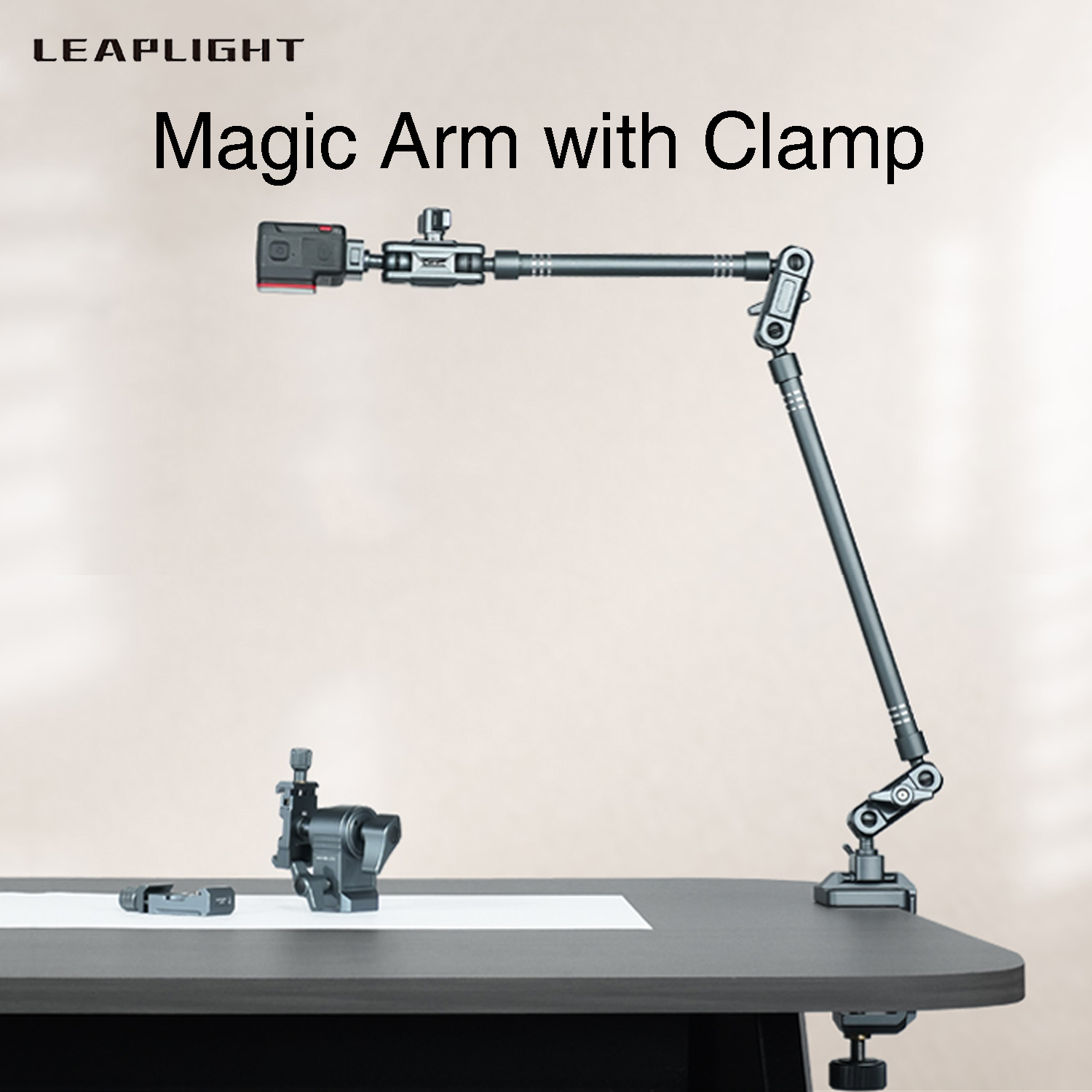 LEAPLIGHT Magic Arm W Clamp, O - огляд і ціна Webcam Stand Clip