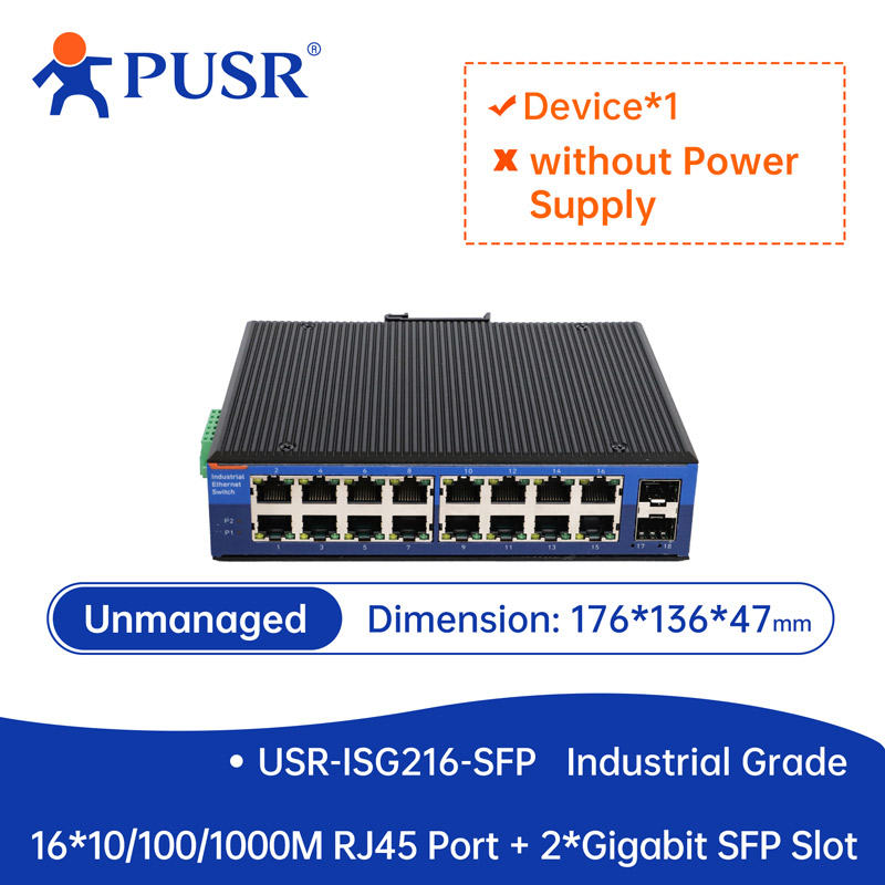 PUSR 2 SFP 8/16 RJ45 Ports Wit - огляд і ціна Ethernet Switch 8 Port