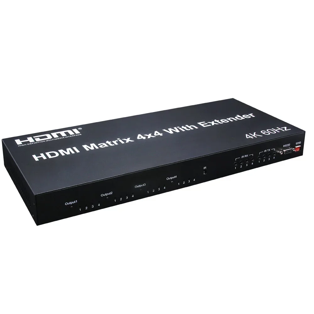 4K 60Hz 4X4 Matrix HDMI2.0 4x4 - огляд і ціна Ethernet Switch 8 Port