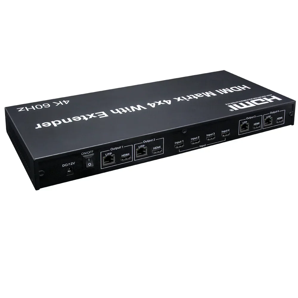 4K 60Hz 4X4 Matrix HDMI2.0 4x4 - огляд і ціна Ethernet Switch 8 Port