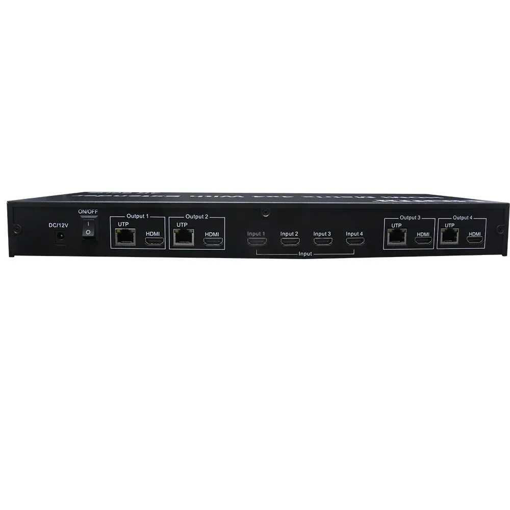 4K 60Hz 4X4 Matrix HDMI2.0 4x4 - огляд і ціна Ethernet Switch 8 Port