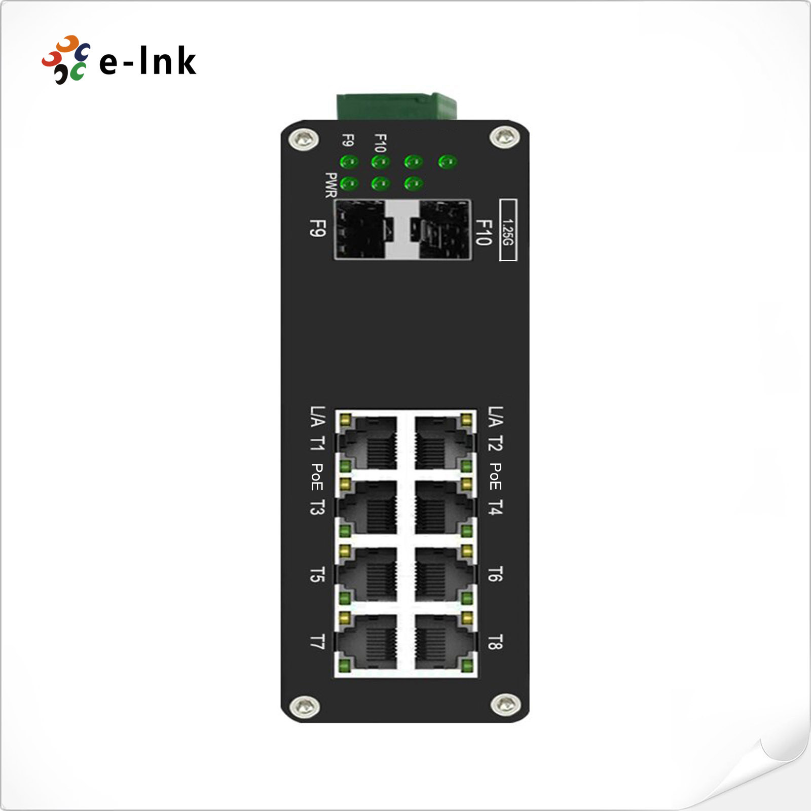 ELINK Industrial L2+ 8-Port 10 - огляд і ціна Ethernet Switch 8 Port