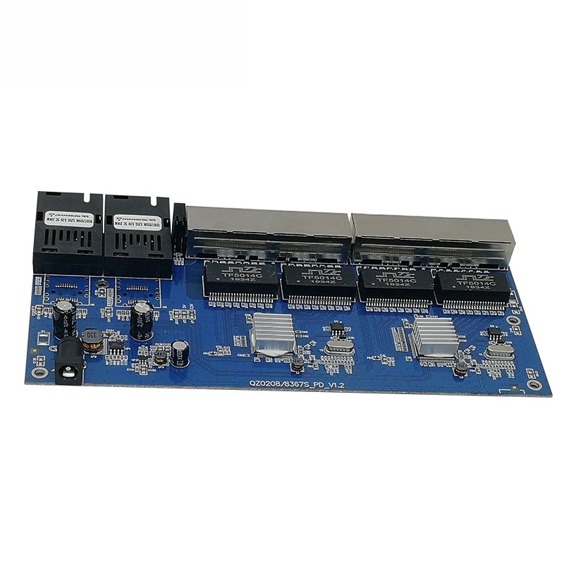 Reverse PoE Switch 8 RJ45 2 SC - огляд і ціна Ethernet Switch 8 Port