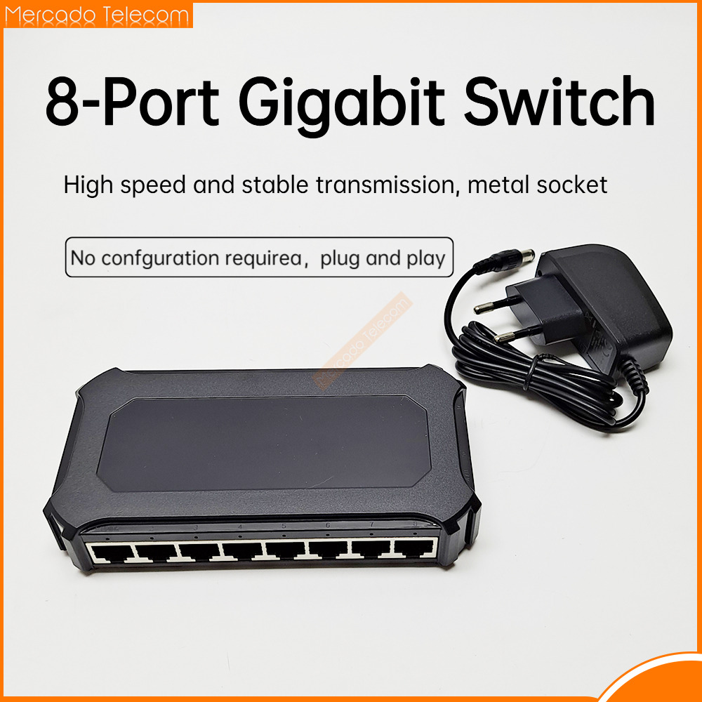 8 Port Gigabit Switch Ethernet - огляд і ціна Ethernet Switch 8 Port